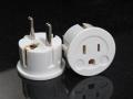 GROUNDED USA TO GROUNDED EUROPEAN SHUCKO PLUG