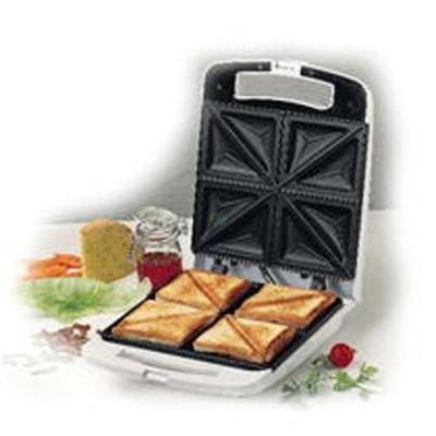 Breville Sandwich/Panini Press & Toastie Maker 3-Slice Roestvrij Staal
