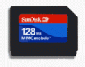 SANDISK MMCMOBILE 128MB MEMORY CARD