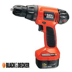 Black & Decker 9.6V Cordless Drill CD9602 Drill / battery / Bits - No  charger.