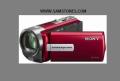 Sony DCRSX45E SD Flash Memory PAL Camcorder Red