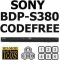 SONY BDP-S380 CODEFREE Multi Zone All Region Code Free Blu Ray DVD Player 100~240V 50/60H. (REGION A B C)