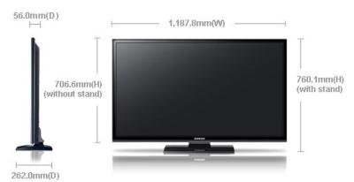 SAMSUNG PS51E450 MULTISYSTEM 51 INCH PLASMA TV FOR 110-240 VOLTS