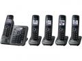 Panasonic KX-TG155SK DECT 6.0 Plus Link-to-cell Bluetooth Cordless Phone System 110-240 volts