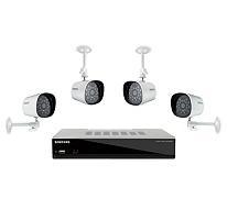 Samsung SDE3003 4 Channel Surveillance System 4 Cameras 110 - 240 volts