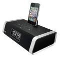 iHome ID45BZ App-enhanced Alarm Stereo Clock Radio for iPhone/iPod with FM Presets