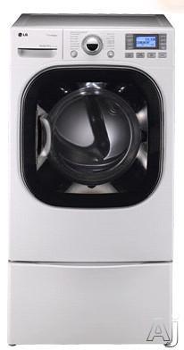 LG DLGX3876W 7.4 CU. FT. ULTRA CAPACITY FRONT LOAD GAS STEAM DRYER (FACTORY REFURBISHED)(FOR USA)