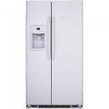 GE GSE20JEZF WW Side BY Side White Color Refrigerator  220-240 Volt 50 Hz 20 Cu. Ft. Capacity 80cm