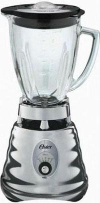 Oster 4655 3-Speed Chrome Retro Blender with 5-Cup Glass Jar, 220-Volt