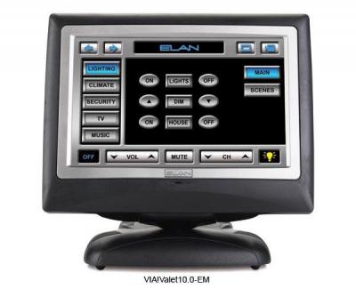Elan VIAVALET100EM Tabletop/Under-Cabinet Touch Panel 110 VOLTS FOR USA USE ONLY