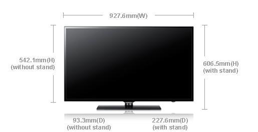 Samsung 40 inch HD LED TV FOR 110-240