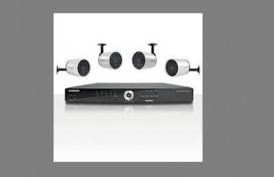 Samsung SDE4004N 8ch Security Camera System 110 - 240 Volts