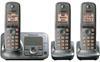 Panasonic KXTG4133M Expandable Digital Cordless Answering System with 3 handsets 220 Volt 50 60 Hz