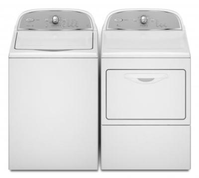 Whirlpool WED5500YW Dryer & WTW5550YW  WASHER NEW Cabrio High Efficiency 220-230 VOLT / 50 HERTZ Laundry Packages