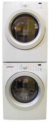 White-Westinghouse WLF125EZHS / WDE775NZHS / STACKKIT7 by Electrolux Washer  Dryer 220 Volt