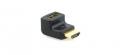 Kramer AD-HF/HM/RA HDMI (F) to HDMI (M) Right Angle Gender Changer for 110 Volts Only for USA