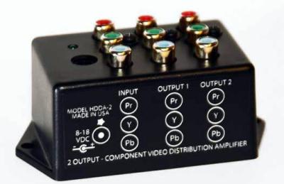 Ocean Matrix HDDA-2 HDTV 1x2 YPbPr Component Video Distribution Amplifier  110 Volts use Only for USA