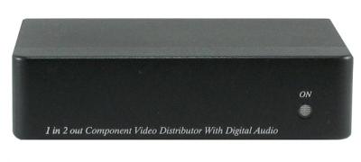 Shinybow ANI-1X2COMPDA 1x2 Component Video(RCA) Splitter Distribution Amplifier With Digital Coaxial/Optical Audio 110 Volts use Only for USA