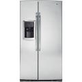 GE GSE25MGYC SS 220-240 Volt Side by Side Stainless Steel Refrigerator