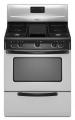Whirlpool 3WFG231LVS SS 30 inch Stainless Steel Gas Stove 220-240 Volts  50/60 hertz