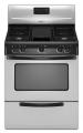 Whirlpool 3WFG231LVS SS 30 inch Stainless Steel Gas Stove 220-240 Volts  50/60 hertz