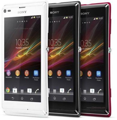 Sony Xperia L-C2105 3G Android Quadband Unlocked GSM Phone: PINK