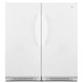 Whirlpool 5VEL88TRAQ Refrigerator And Whirlpoool 5VEV188NAQ Upright Freezer Set 220-240 Volt 50/60 Hertz