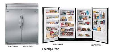 Frigidaire MRAD17V9GS / MUFD17V9GS by Electrolux Prestige Pair Refrigerator Freezer 220-240 Volt/ 50-60 Hz NOT FOR USA