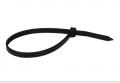 ZUUM MEDIA T418BK 4inch Nylon Cable Tie 18lbs Black 100 Pack