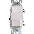 QC Manufacturing IT-30020 White Hard Wire Duplex Switch and Plate for QuietCool Whole House Fan