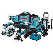 Makita MLXT702 18V LXT Lithium-Ion 7-Pc Combo Kit 220 Volts