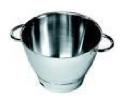 Z-Kenwood KE36385B Attachment, Chef Stainless Steel Bowl with Handles