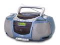 Coby MPCD450 Portable MP3/CD/RADIO/STEREO CASSETTE PLAYER/ RECORDER 110-220 Volt/ 50-60 Hz
