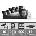 Samsung SDSP5100N 16ch Security Camera System 110 - 240 VOLTS