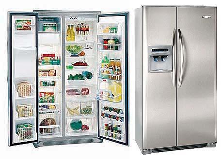 White Westinghouse wpvc25v9gs 22.6 Cu.Ft Side by Side Refrigerator