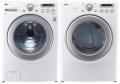LG WM2250CW 3.6 cu. ft. Front Load Washer 6 Motion Technology / DLE2250W 7.1 Cu. Ft. Electric Dryer Set -White FACTORY REFURBISHED (ONLY FOR USA )