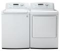 LG WT4870CW 4.5 cu. ft. Top Load Washer W/ Coldwash / DLE4870W 7.3 Cu. Ft. Electric Dryer-White Factory Refurbished.