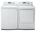 LG WT4870CW 4.5 cu. ft. Top Load Washer W/ Coldwash / DLE4870W 7.3 Cu. Ft. Electric Dryer-White Factory Refurbished.