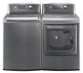 LG WT5170HV 4.7 Cu. Ft. Top Load Washer with WaveForce Technology ColdWash / DLEX5170V 7.3 Cu. Ft. Electric Dryer-Graphite Steel Factory Refurbished