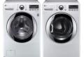 LG WM3070HWA 3.7cu. ft. Front Load Washer, Turbowash, Steam / DLGX3071W 7.3 Cu. Ft. Gas Steam Dryer-White Factory Refurbished