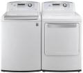 LG WT4901CW 4.7 cu. ft.Top Load Washer W/ WaveForce, ColdWash / DLG4902W 7.3 Cu. Ft. Gas Dryer-White