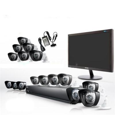 Samsung  SCA-P5160N  16 Channel Complete Security Camera System Package with 6 Soltech Dome Cameras 110-220 volts