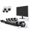 Samsung SCA-P4801N - 8 Channel Complete Security Camera System with 4 Soltech Dome Cameras 110-220 volts