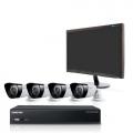 Samsung SCA-P3400N 4ch premade complete security camera system 110-220 volts