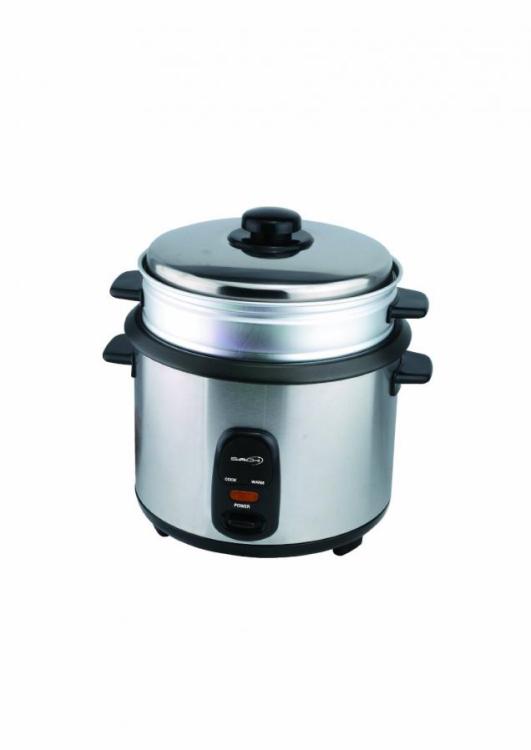 Wolfgang Puck 10-Cup Rice Cooker with Removable Lid at