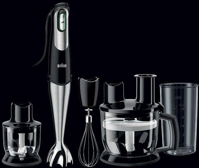 Braun MultiQuick 7 Smart-Speed Hand Blender with 1.5-Cup Chopper 