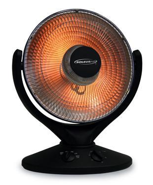 Soleus HE08-R9-21 OSCILLATING REFLECTIVE HEATER 120V (60Hz)