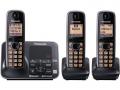 Panasonic KX-TG7623B three handset cordless phone  220-240 volts 50/60 hz