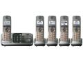 Panasonic KX-TG7745S five handset  cordless phone 220-240 volts 50/60 hz