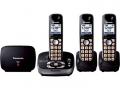 Panasonic kx-tg4053b three handset cordless phone 220-240 volts 50/60 hz
